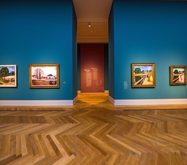 Edvard Munch exhibition at the Museum Barberini. Potsdam, Brandenburg, Brandenburg, Germany 2WTE046 Edvard Munch exhibition at the Museum Barberini. Potsdam, Brandenburg, Brandenburg, Germany